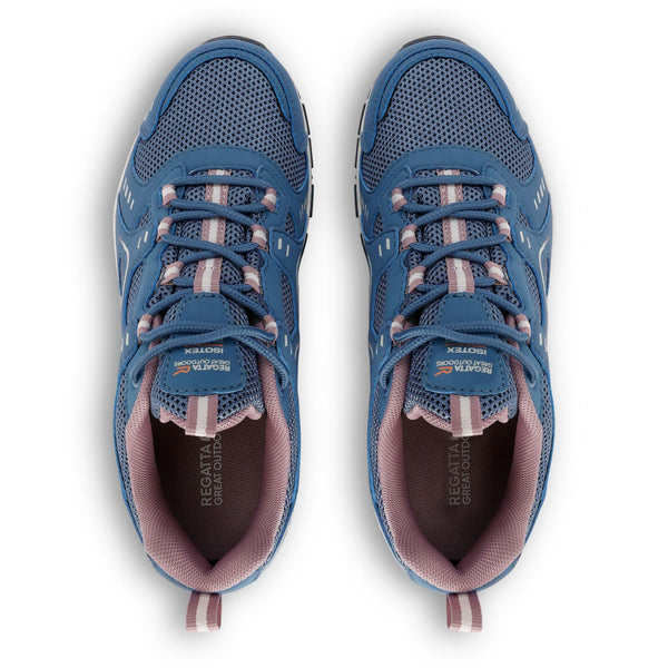Regatta Ladies Waterproof Breathable Vendeavour Walking Shoe-BLUE - Borderland Muff