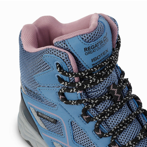 Regatta Ladies Waterproof Breathable Vendeavour Walking Boot-BLUE - Borderland Muff
