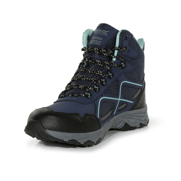Regatta Ladies Waterproof Breathable Vendeavour Walking Boot-NAVY - Borderland Muff