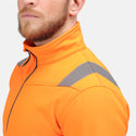 Regatta Men's Water Repellent Hi Vis 2 Tone Softshell Jacket-HIVIZ ORANVY - Borderland Muff