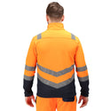 Regatta Men's Water Repellent Hi Vis 2 Tone Softshell Jacket-HIVIZ ORANVY - Borderland Muff