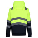 Regatta Men's Hi Vis 2 Tone Overhead Hoody-HIVIZ YELLOW - Borderland Muff