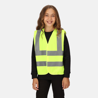 Regatta Kids Hi Vis Vest-FLURO YELLOW - Borderland Muff
