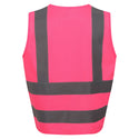 Regatta Kids Hi Vis Vest-FLURO PINK - Borderland Muff