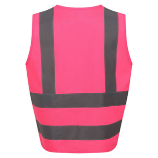Regatta Kids Hi Vis Vest-FLURO PINK - Borderland Muff
