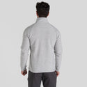 Craghoppers Mens Barn Half Zip Knit Look Fleece-GREY - Borderland Muff
