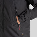 Craghoppers Mens Vanth Waterproof Breathable Wind Resistant Jacket-BLACK PEPPER - Borderland Muff