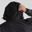 Craghoppers Mens Vanth Waterproof Breathable Wind Resistant Jacket-BLACK PEPPER - Borderland Muff