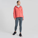 Craghoppers Ladies Ossus Waterproof Breathable Wind Resistant Jacket-CORAL - Borderland Muff