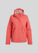 Craghoppers Ladies Ossus Waterproof Breathable Wind Resistant Jacket-CORAL - Borderland Muff