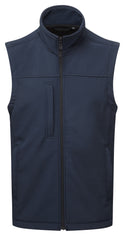 Fort Mens Breckland Windproof Breathable Fleece Lined Softshell Bodywarmer-NAVY - Borderland Muff