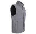 Fort Mens Breckland Windproof Breathable Fleece Lined Softshell Bodywarmer-GREY - Borderland Muff