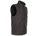 Fort Mens Breckland Windproof Breathable Fleece Lined Softshell Bodywarmer-BLACK - Borderland Muff