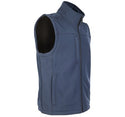 Fort Mens Breckland Windproof Breathable Fleece Lined Softshell Bodywarmer-NAVY - Borderland Muff