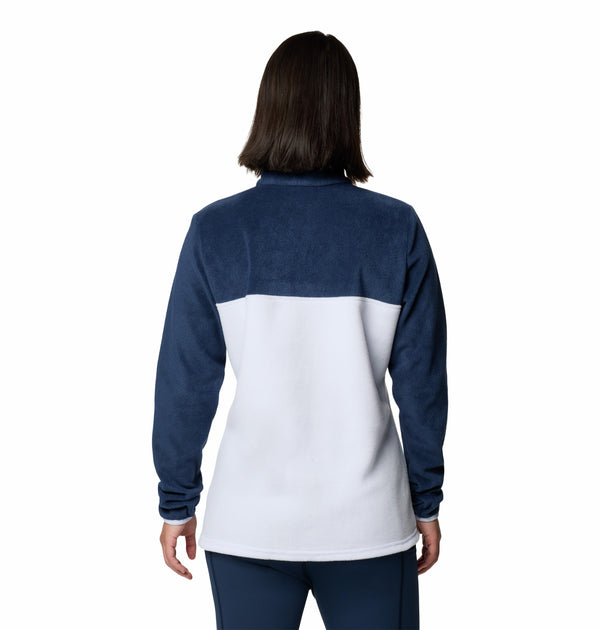 Columbia Ladies Benton Springs 1/2 Snap Pullover Fleece-NAVY - Borderland Muff