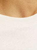 Jack & Jones Art Regular Fit 100% Cotton T-Shirt-MOONBEAM - Borderland Muff