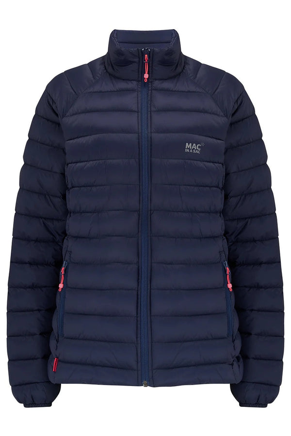 Mac In A Sac Ladies Synergy Insulated Packable Jacket-NAVY - Borderland Muff