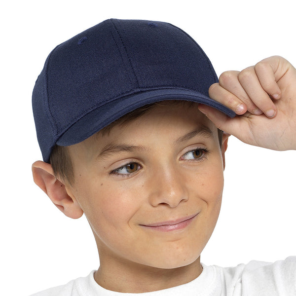 Kids Navy Baseball Cap-NAVY - Borderland Muff