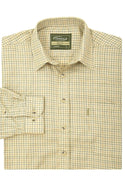 Champion Mens Cartmel Brushed Inner Check Shirt-STONE - Borderland Muff