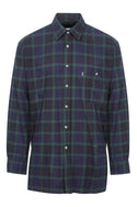 Champion Mens Matlock 100% Cotton Check Shirt-GREEN - Borderland Muff