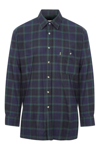 Champion Mens Matlock 100% Cotton Check Shirt-GREEN - Borderland Muff
