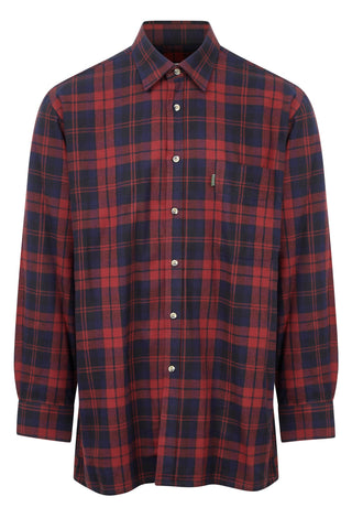 Champion Mens Matlock 100% Cotton Check Shirt-RED - Borderland Muff