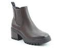 Heavenly Feet Ladies Mariele Block Heel Chelsea Boot-DARK EARTH - Borderland Muff
