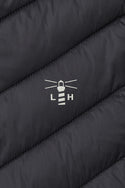 Lighthouse Ladies Water Repellent Insulated Hooded Laurel Mid Length Coat-BLACK - Borderland Muff