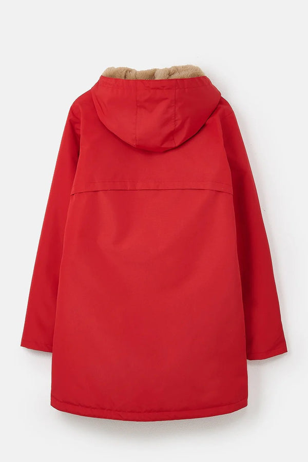Lighthouse Ladies Waterproof Breathable Windproof Scarlett Mid-hip Coat-RED - Borderland Muff