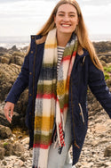 Lighthouse Ladies Waterproof Windproof Breathable Isobel 3/4 Length Coat-NAVY - Borderland Muff