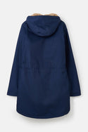 Lighthouse Ladies Waterproof Windproof Breathable Isobel 3/4 Length Coat-NAVY - Borderland Muff