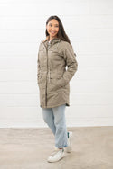 Lighthouse Ladies Waterproof Windproof Breathable Isobel 3/4 Length Coat-MOCHA - Borderland Muff