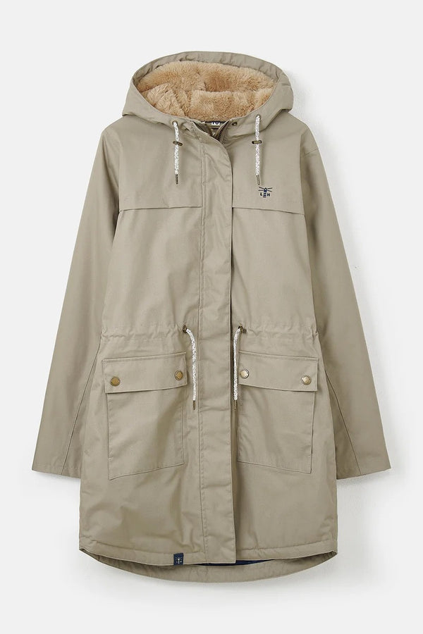 Lighthouse Ladies Waterproof Windproof Breathable Isobel 3/4 Length Coat-MOCHA - Borderland Muff