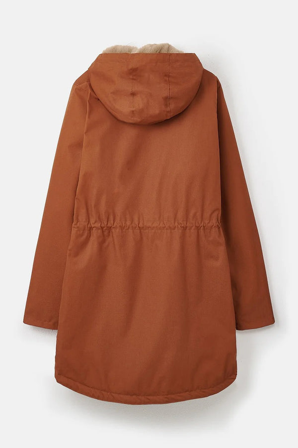 Lighthouse Ladies Waterproof Windproof Breathable Isobel 3/4 Length Coat-RUSTIC BROWN - Borderland Muff