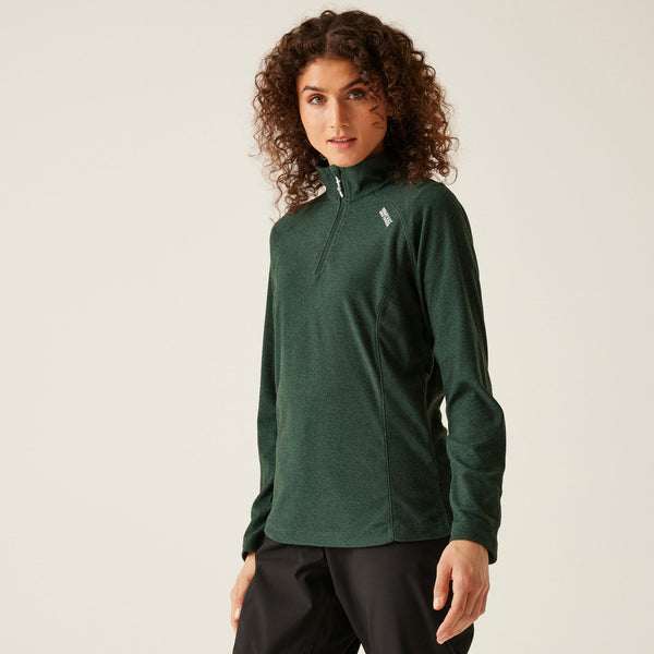 Regatta Ladies Montes Lightweight Half-Zip Fleece-DARK SPRUCE - Borderland Muff