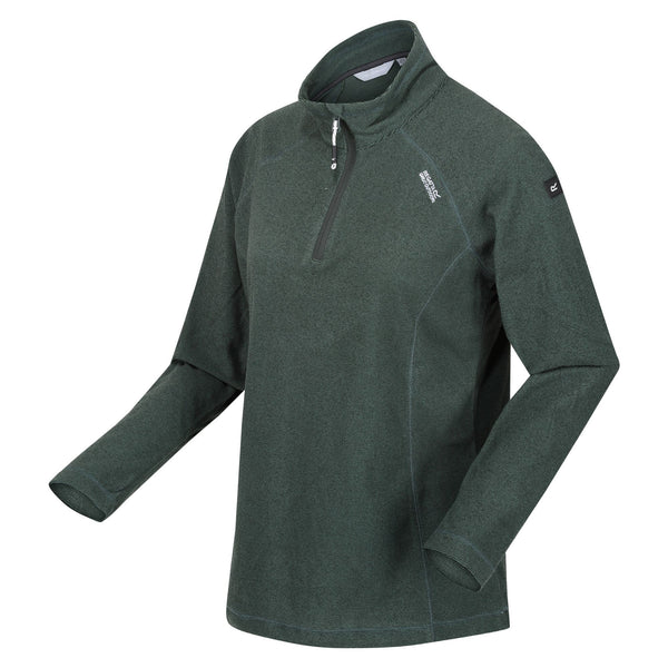 Regatta Ladies Montes Lightweight Half-Zip Fleece-DARK SPRUCE - Borderland Muff