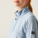 Regatta Ladies Montes Lightweight Half-Zip Fleece-BLUE - Borderland Muff