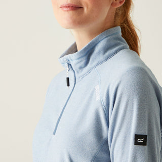 Regatta Ladies Montes Lightweight Half-Zip Fleece-BLUE - Borderland Muff