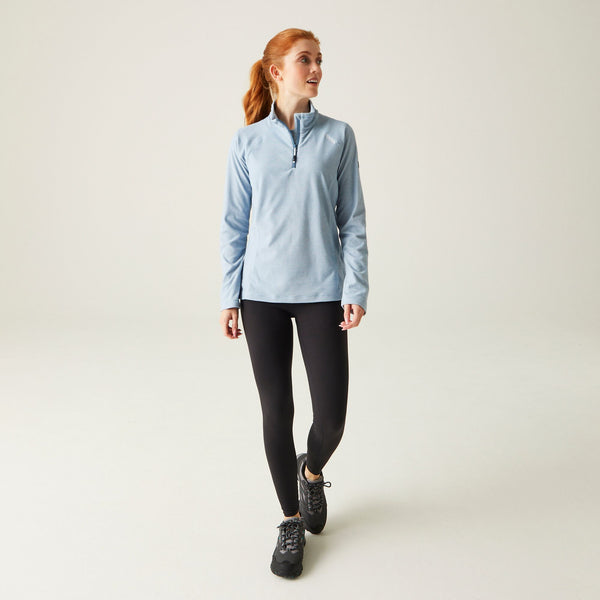Regatta Ladies Montes Lightweight Half-Zip Fleece-BLUE - Borderland Muff