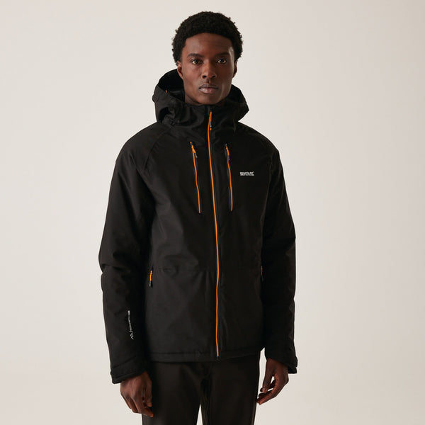 Regatta Mens Highton III Stretch Waterproof Breathable Insulated Jacket-BLACK - Borderland Muff