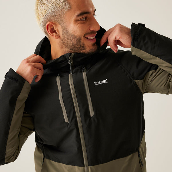 Regatta Mens Highton III Stretch Waterproof Breathable Insulated Jacket-ANIMAL - Borderland Muff
