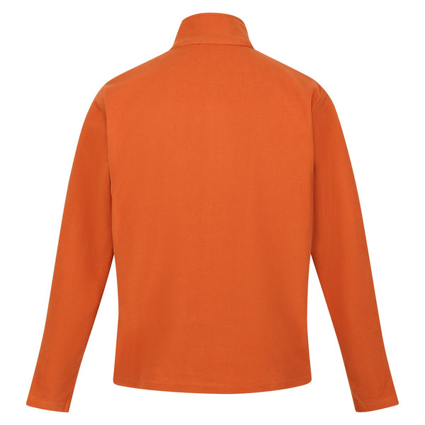Regatta Mens Thompson Lightweight Half Zip Fleece-BURNT - Borderland Muff