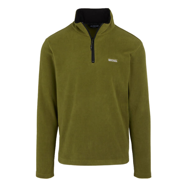 Regatta Mens Thompson Lightweight Half Zip Fleece-GREEN - Borderland Muff