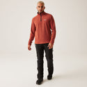 Regatta Mens Thompson Lightweight Half Zip Fleece-OCHRE - Borderland Muff