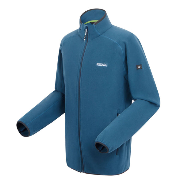 Regatta Mens Hadfield Full Zip Fleece-MOROCCANBLUE - Borderland Muff