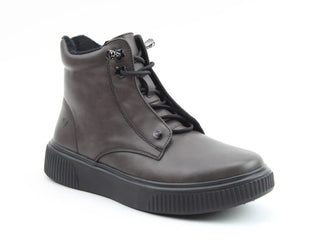 Heavenly Feet Ladies Vegan Friendly Litesole Petra Ankle Boot-DARK EARTH - Borderland Muff