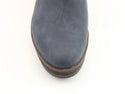 Heavenly Feet Ladies Vegan Friendly Low Wedge Ottavia Ankle Boot-NAVY - Borderland Muff