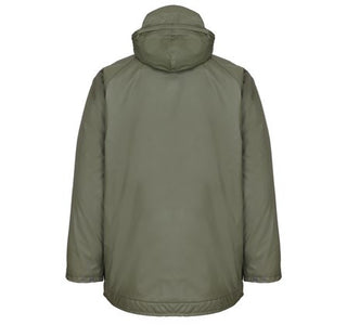 Fort Flex Mens Lined Waterproof Windproof Work Jacket-GREEN - Borderland Muff