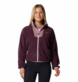 Columbia Ladies Sequoia Grove Regular Fit Cropped Full Zip Fleece - MOONVISTA - Borderland Muff