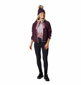 Columbia Ladies Sequoia Grove Regular Fit Cropped Full Zip Fleece - MOONVISTA - Borderland Muff